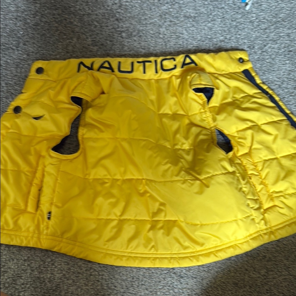 Nautica Yellow Quilted Childs Vest